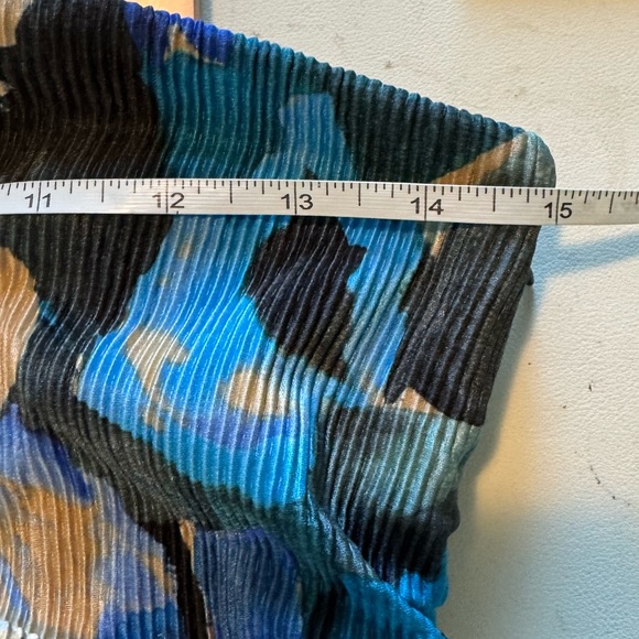 Dress The Population Bella Floral Plissé One-Shoulder Maxi Dress XS - Picture 6 of 9